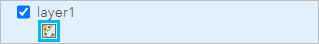 Access the analysis tools using the button under the layer Access the analysis tools using the button under the layer