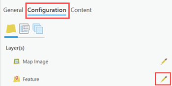 Configure feature layer properties. Configure feature layer properties.
